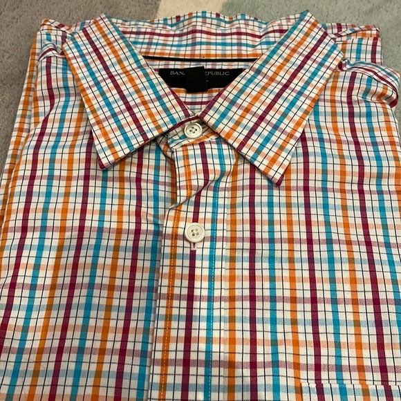 Banana Republic slim non-iron tailored men’s shirt, size XL - Picture 1 of 2